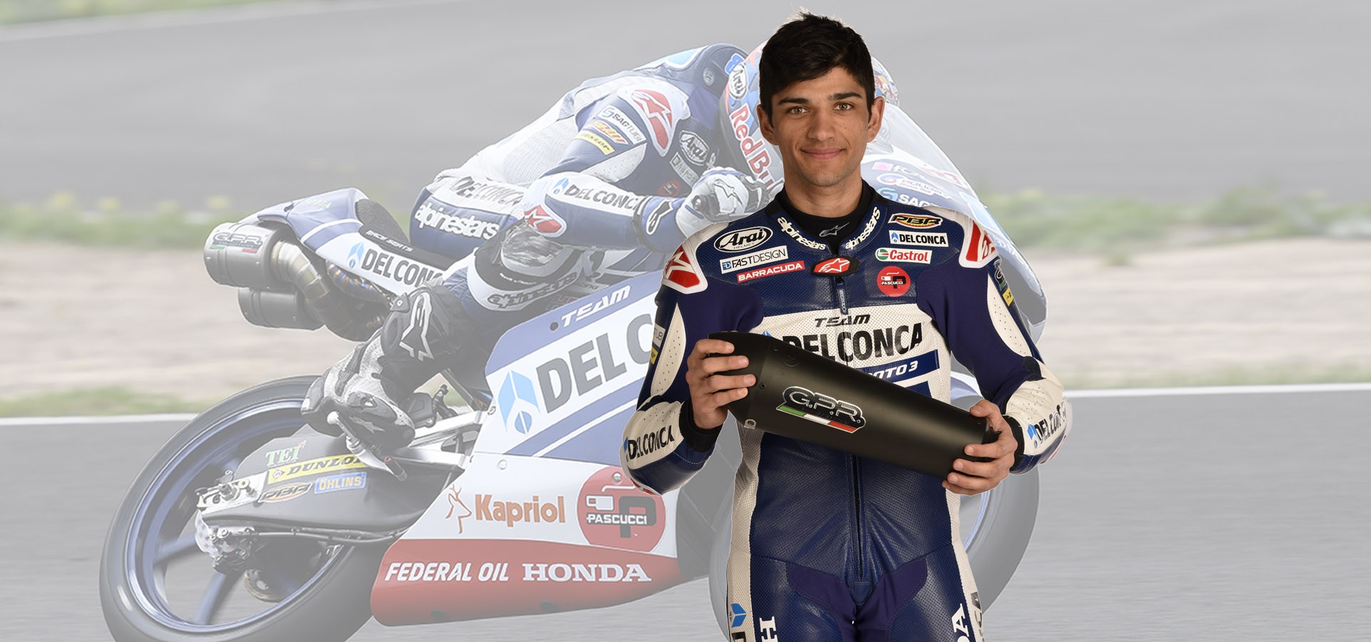 <B>JORGE MARTÍN</B><BR><br />
CAMPIONAT MONDIAL MOTO3<BR>HONDA GRESINI 2018