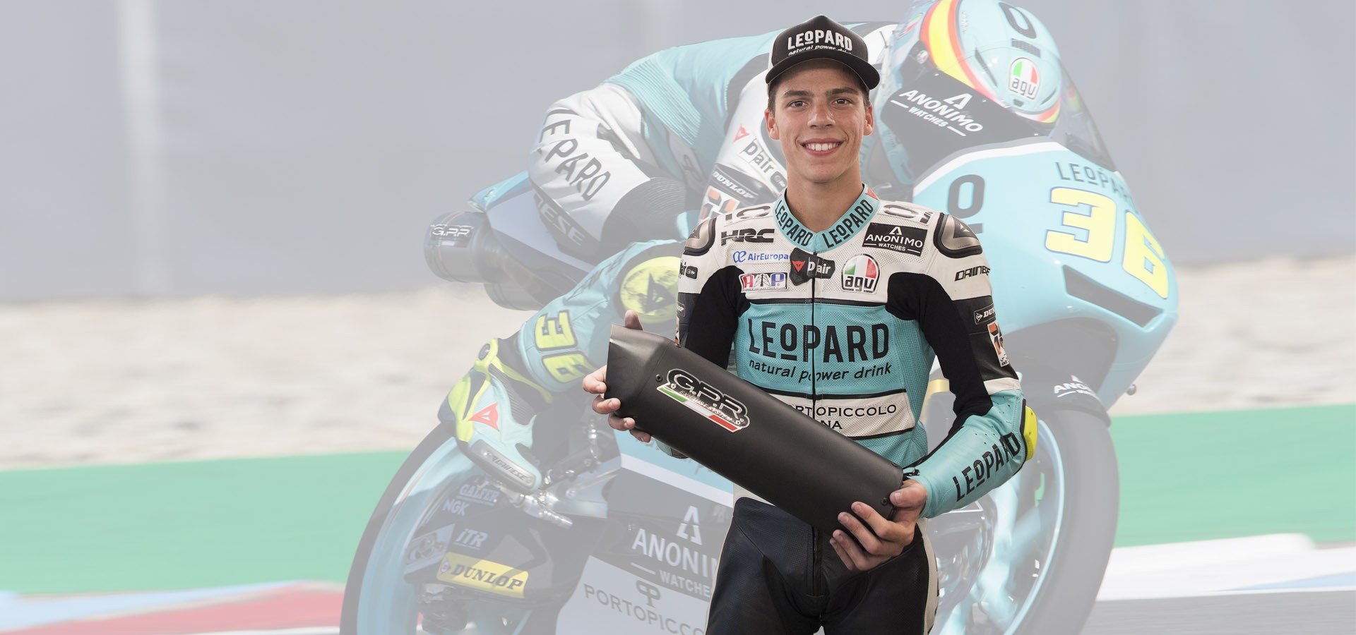 <B>JOAN MIR</B><BR><br />
CAMPIONAT MONDIAL MOTO3<BR>ECHIPA LEOPARDO 2017