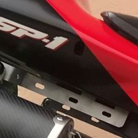 Esapament GPR compatibil cu Honda Vtr 1000 Sp-1 RC51  2000 Evacuare cu dublă omologare legală, inclusiv db killers și coturi de legătură detașabile,Furore Poppy