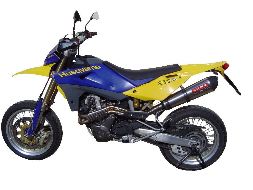 Esapament GPR compatibil cu Swm Motorcycles RS 650 R  2017 Sistem de evacuare omologat complet, inclusiv db killer detașabil,New Grand Prix Evo Titanium