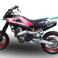 Esapament GPR compatibil cu Husqvarna Te S - Sm 410  2005  Sistem omologat legal de evacuare Mid-full, inclusiv db killer și catalizator detașabil,Furore Poppy