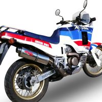 Esapament GPR compatibil cu Honda Africa Twin NXR - XRV 650 Rd03  1988 Evacuare slip-on omologata, inclusiv db killer detașabil și cot de legătură,Trioval