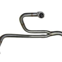 Exhaust compatible with Honda Africa Twin XRV 750 RD07 1993-2003, Decatalizzatore, Decat pipe