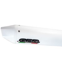 Exhaust compatible with Bmw R 1200 Gs -Adventure 2010-2012, Albus Ceramic, Homologated legal full system exhaust, including removable db killer