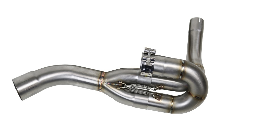 Exhaust compatible with Aprilia Shiver 900 2017-2020, Decatalizzatore, Decat pipe