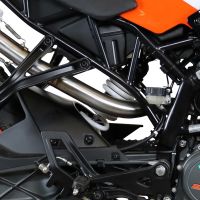 Exhaust compatible with Ktm Rc 125 2017-2020, Albus Evo4, Homologated legal slip-on exhaust including removable db killer, link pipe and catalyst