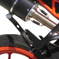 Esapament GPR compatibil cu Ktm Rc 390 2015 Evacuare slip-on omologata, inclusiv db killer detașabil, cot de legătură și catalizator,Deeptone Inox