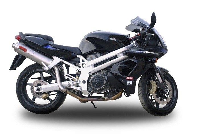 Esapament GPR compatibil cu Aprilia Sl -Falco 1000 2000 Evacuare cu dublă omologare legală, inclusiv db killers și coturi de legătură detașabile,Trioval