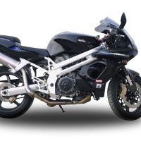 Esapament GPR compatibil cu Aprilia Sl -Falco 1000 2000 Evacuare cu dublă omologare legală, inclusiv db killers și coturi de legătură detașabile,Trioval