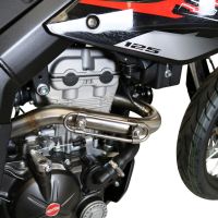 Exhaust compatible with Aprilia Rx 125 2018-2020, Decatalizzatore, Decat pipe