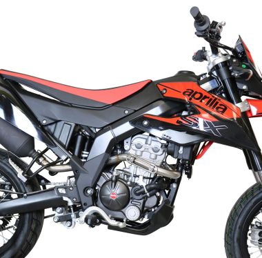 Exhaust compatible with Aprilia Rx 125 2018-2020, Decatalizzatore, Decat pipe