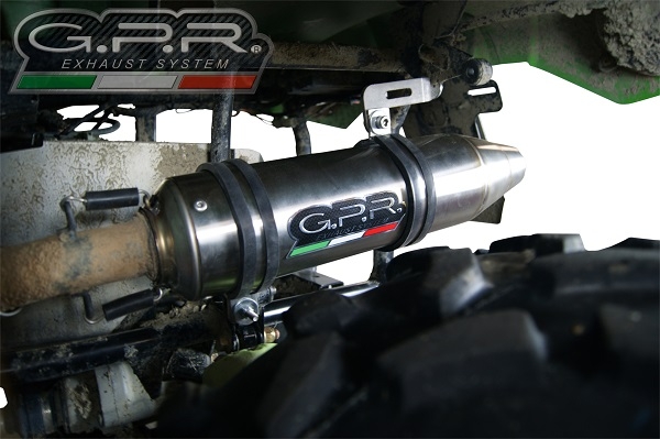 Esapament GPR compatibil cu Artic Cat Trv 700 2012  Amortizor de esapament legal omologat, inclusiv db killer detasabil,Deeptone Atv