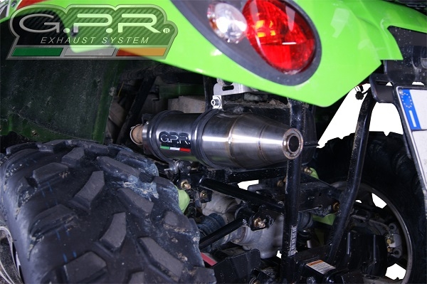 Esapament GPR compatibil cu Artic Cat Trv 700 2012  Amortizor de esapament legal omologat, inclusiv db killer detasabil,Deeptone Atv
