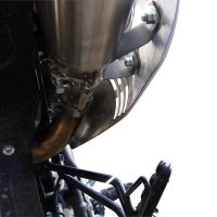 Exhaust compatible with Husqvarna TE 630 E - SMS 630 - Smr 630 2010-2014, Albus Ceramic, Dual Homologated legal slip-on exhaust including removable db killers and link pipes