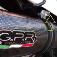Exhaust compatible with Husqvarna TE 630 E - SMS 630 - Smr 630 2010-2014, Albus Ceramic, Dual Homologated legal slip-on exhaust including removable db killers and link pipes