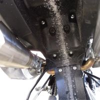 Exhaust compatible with Husqvarna TE 630 E - SMS 630 - Smr 630 2010-2014, Albus Ceramic, Dual Homologated legal slip-on exhaust including removable db killers and link pipes
