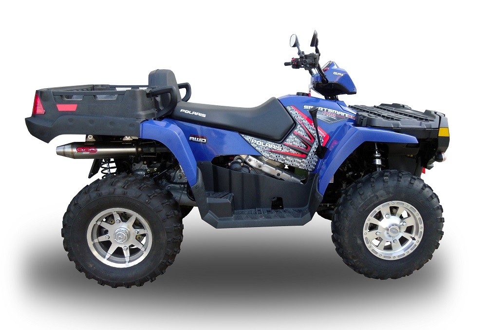 Esapament GPR compatibil cu Polaris Sportsman 800 X2 2007-2010  2007  Amortizor de esapament legal omologat, inclusiv db killer detasabil,Deeptone Atv