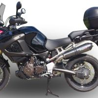 GPR exhaust compatible with Yamaha Xt 1200 Z Supertenere 2017-2020, New Grand Prix Evo Poppy, Homologated legal slip-on exhaust including removable db killer and link pipe 
