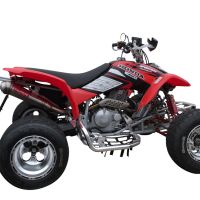 Esapament GPR compatibil cu Honda Trx 400 Sportrax EX 1999 Evacuare slip-on omologata, inclusiv db killer detașabil și cot de legătură,Powercone Evo