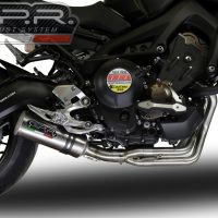 Exhaust compatible with Yamaha Mt-09 Tracer 900 2015-2016, M3 Inox , Homologated legal full system exhaust, including removable db killer