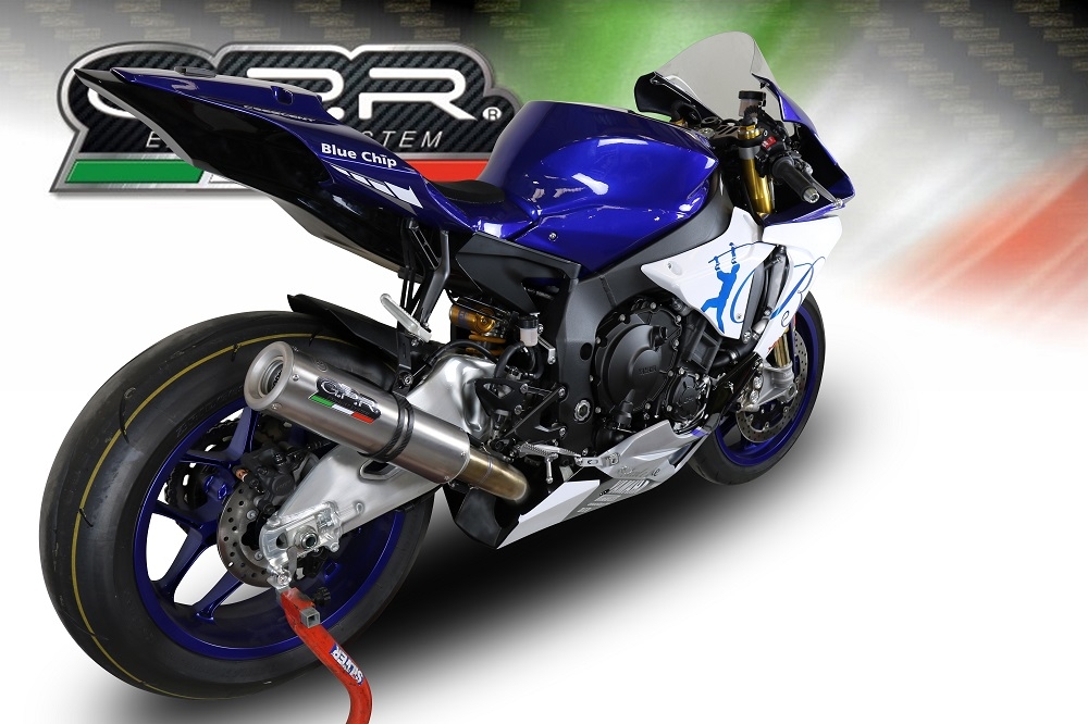 Exhaust compatible with Yamaha Yzf R1-R1-M 2017-2019, M3 Inox , Racing mid-full system exhaust
