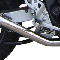 Esapament GPR compatibil cu Suzuki Gsf 650 Bandit - S  2005 Evacuare slip-on omologata, inclusiv db killer detașabil, cot de legătură și catalizator,Trioval