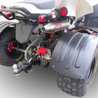 Exhaust compatible with Beeline Bestia 5.5 Supermoto -Offroad 2011-2021, Deeptone Atv, Homologated legal full system exhaust, including removable db killer