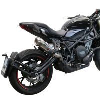 Esapament GPR compatibil cu Benelli 752 S 2019 Evacuare slip-on omologata, inclusiv db killer detașabil și cot de legătură,Powercone Evo