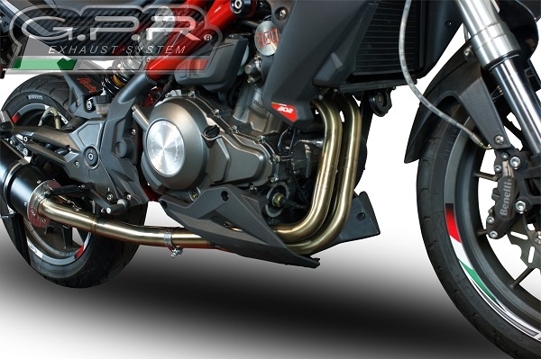 Exhaust compatible with Benelli Bn 302 S 2015-2020, Decatalizzatore, Decat pipe