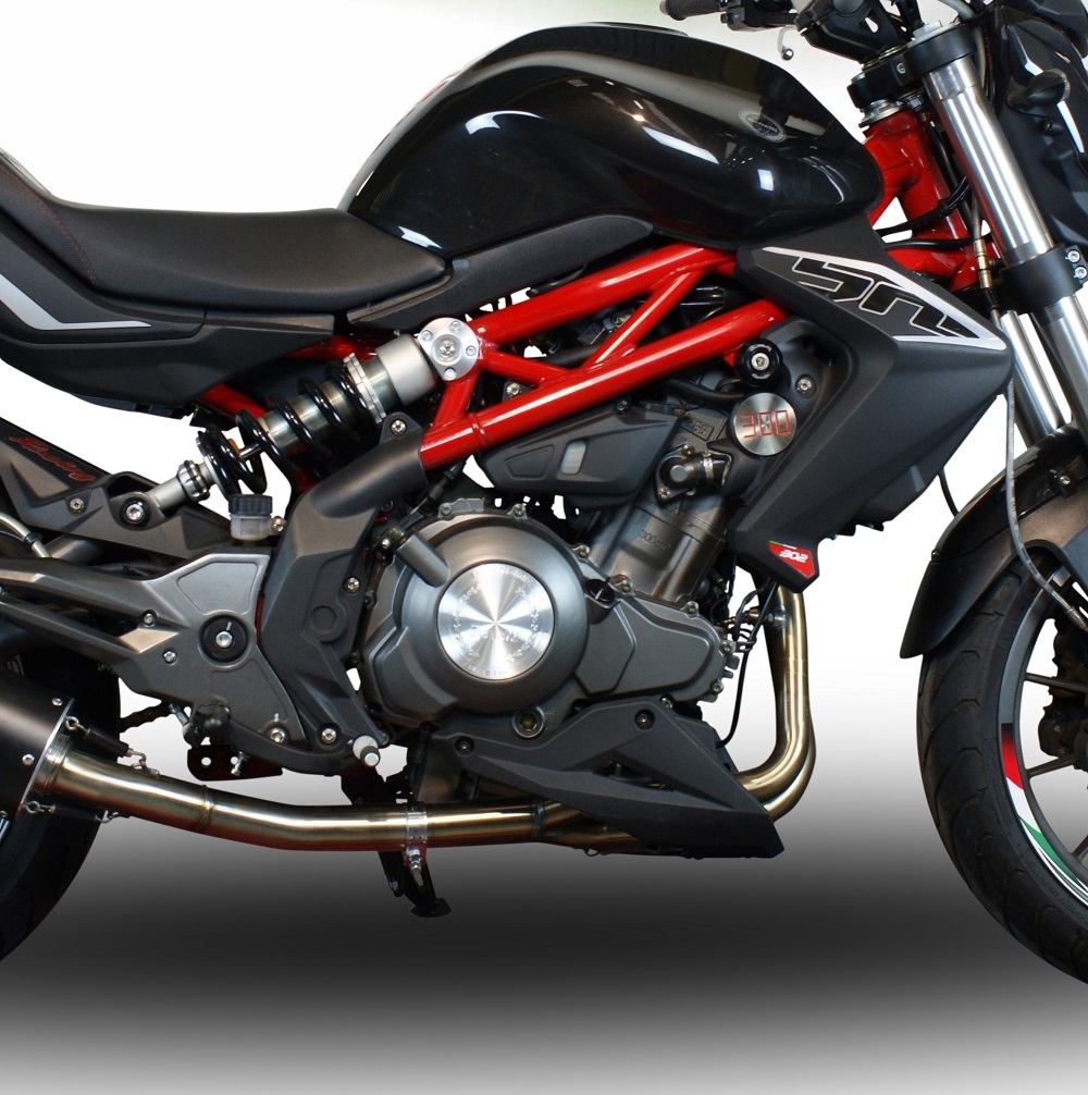 Exhaust compatible with Benelli Bn 302 S 2015-2020, Decatalizzatore, Decat pipe