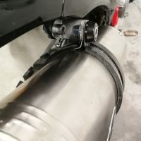 Esapament GPR compatibil cu Beta Alp 4.0 2018 Evacuare slip-on omologata, inclusiv db killer detașabil, cot de legătură și catalizator,Furore Evo4 Poppy