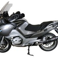 Esapament GPR compatibil cu Bmw R 1200 Rt 2009 Evacuare slip-on omologata, inclusiv db killer detașabil și cot de legătură,Furore Nero