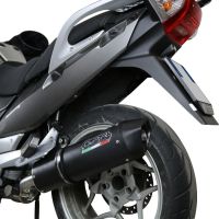 Esapament GPR compatibil cu Bmw R 1200 R 2011 Evacuare slip-on omologata, inclusiv db killer detașabil și cot de legătură,Furore Nero