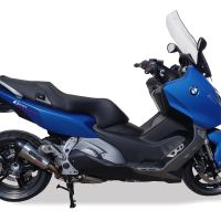Esapament GPR compatibil cu Bmw C 600 Sport 2012 Evacuare slip-on omologata, inclusiv db killer detașabil și cot de legătură,New Grand Prix Evo Titanium