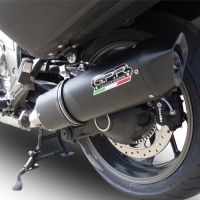 Esapament GPR compatibil cu Bmw K 1600 Gt 2010 Evacuare cu dublă omologare legală, inclusiv db killers și coturi de legătură detașabile,Furore Nero