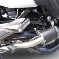 Esapament GPR compatibil cu Bmw K 1600 Gt 2010 Evacuare cu dublă omologare legală, inclusiv db killers și coturi de legătură detașabile,Furore Nero