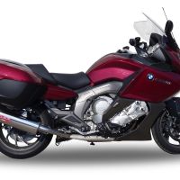 Esapament GPR compatibil cu Bmw K 1600 Gt 2010 Evacuare cu dublă omologare legală, inclusiv db killers și coturi de legătură detașabile,Trioval
