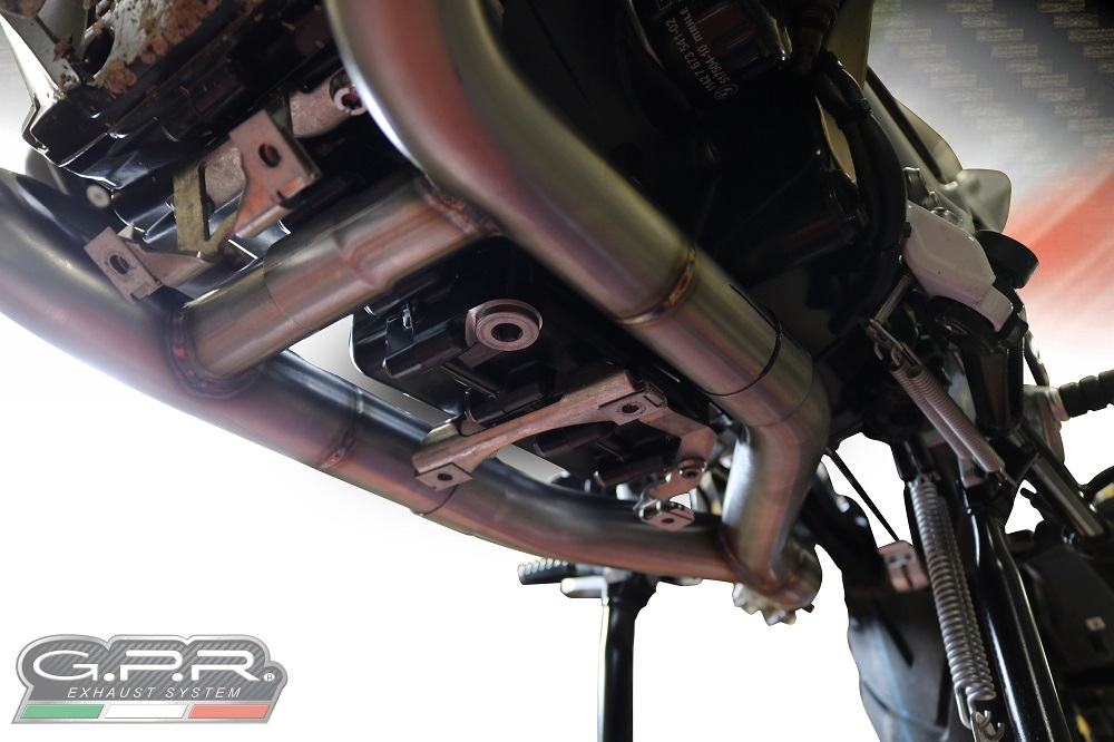 Esapament GPR compatibil cu Bmw R 1250 Gs -Adventure 2021 Teava decatalizator,Decatalizzatore