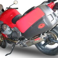 Esapament GPR compatibil cu Moto Guzzi Breva 850 2006 Evacuare slip-on omologata, inclusiv db killer detașabil și cot de legătură,Trioval