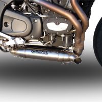 Esapament GPR compatibil cu Buell Xb 9 2003 Evacuare cu dublă omologare legală, inclusiv db killers și coturi de legătură detașabile,Deeptone Inox