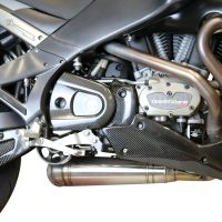 Esapament GPR compatibil cu Buell UlySseses Xb 12 X 2003 Evacuare slip-on omologata, inclusiv db killer detașabil și cot de legătură,Powercone Evo
