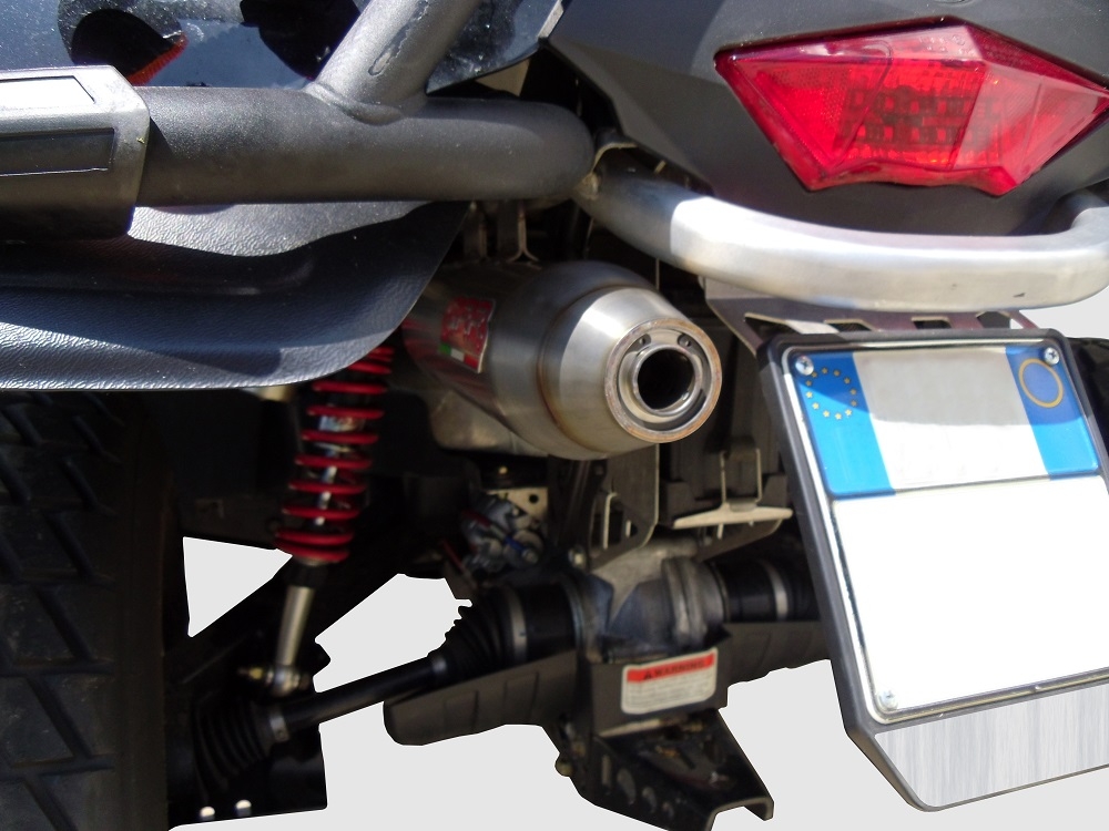 Esapament GPR compatibil cu Can Am Outlander 850 MAX / XT 2016 Evacuare slip-on omologata, inclusiv db killer detașabil și cot de legătură,Deeptone Atv