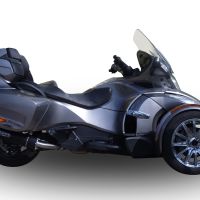 Esapament GPR compatibil cu Can Am Spyder 1000 Rs -RSs  2013 Evacuare slip-on omologata, inclusiv db killer detașabil și cot de legătură,Furore Poppy