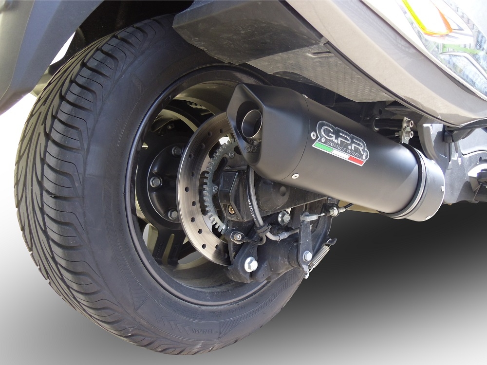 Esapament GPR compatibil cu Can Am Spyder 1000 Gs 2007 Evacuare slip-on omologata, inclusiv db killer detașabil, cot de legătură și catalizator,Furore Poppy