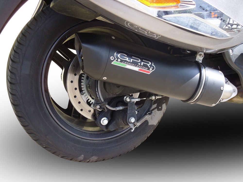 Esapament GPR compatibil cu Can Am Spyder 1000 Rs -RSs  2013 Evacuare slip-on omologata, inclusiv db killer detașabil și cot de legătură,Furore Nero