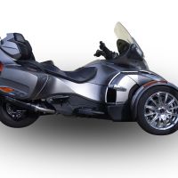 Esapament GPR compatibil cu Can Am Spyder 1000 Rs -RSs  2013 Evacuare slip-on omologata, inclusiv db killer detașabil și cot de legătură,New Grand Prix Evo Poppy