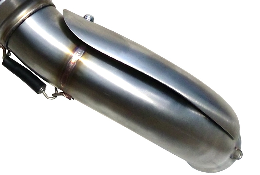Exhaust compatible with Can Am Spyder 1000 Gs 2007-2009, Albus Ceramic, Homologated legal slip-on exhaust including removable db killer and link pipe