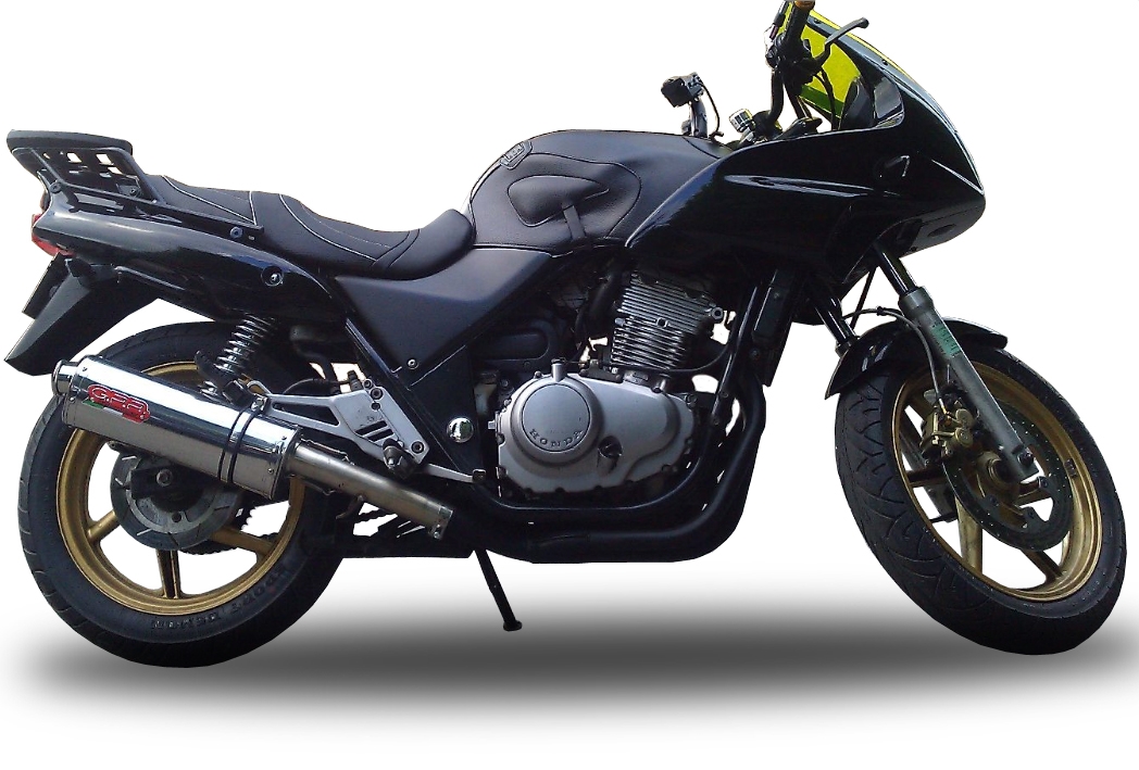Esapament GPR compatibil cu Honda Cb 500 - S 1993 Evacuare slip-on omologata, inclusiv db killer detașabil și cot de legătură,Trioval