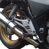 Esapament GPR compatibil cu Honda Cb 500 - S 1993 Evacuare slip-on omologata, inclusiv db killer detașabil și cot de legătură,Trioval