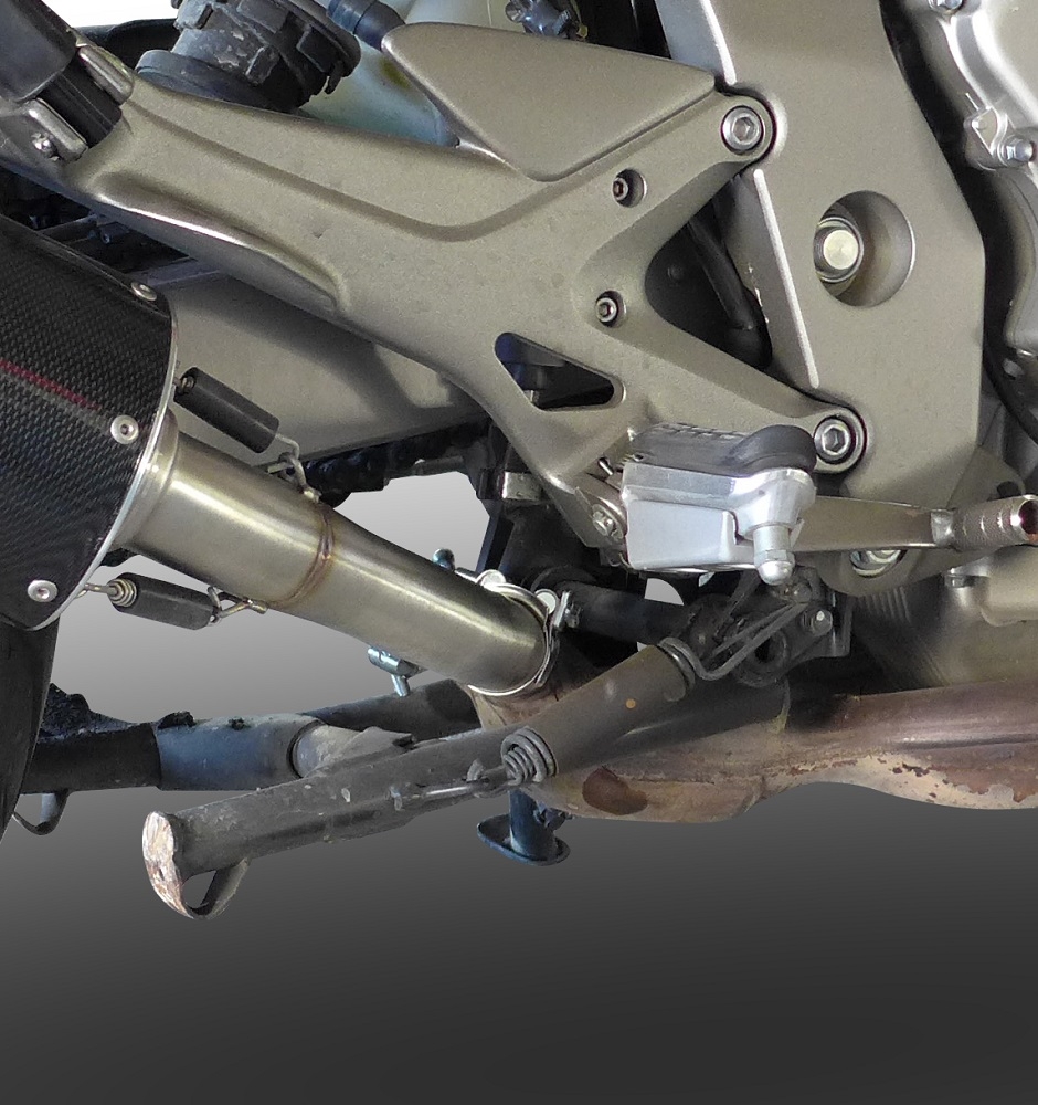 Esapament GPR compatibil cu Honda Cbf 1000 - ST  2006 Evacuare cu dublă omologare legală, inclusiv db killers și coturi de legătură detașabile,M3 Inox 